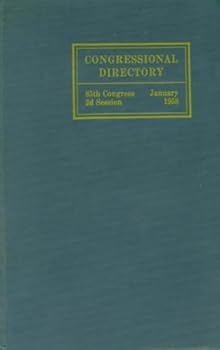 Hardcover Congressional Directory: January 1958 (85th Congress, 2nd Session) Book