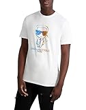 Karl Lagerfeld Paris Herren Lm3g2030-wht-s Hemd, Weiss/Opulenter Garten, S