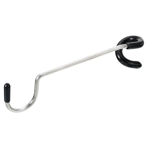 M METERXITY Camping Lantern Hook Hanger - S-Shaped Hook Stainless Steel Non-Slip Lamp Hanger, Apply to Outdoor/Camping/Hiking/Fishing (Black)