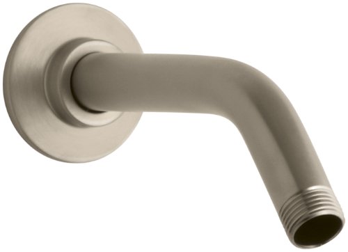 Kohler K-7397-BV Showerarm and Flange, 7-1/2-Inch Long, Vibrant Brushed Bronze by Kohler - Used condition - CA$158.48