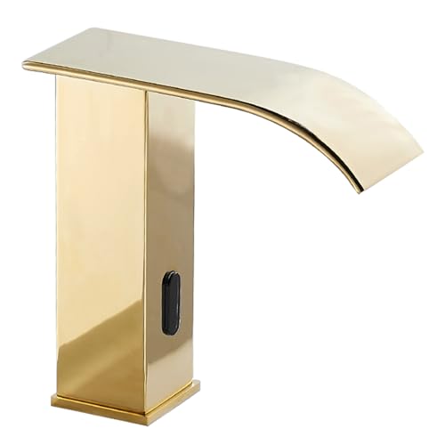 Grifo de baño automático con diseño de cascada cromado LWX 2