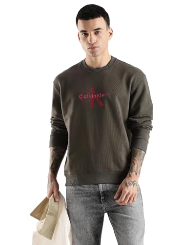 Image of Logo Relaxed Fit Cotton Sweatshirt