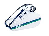 YONEX BA26AE Schlägertasche zum 75. Jahrestag, Weiß, 6 Stück