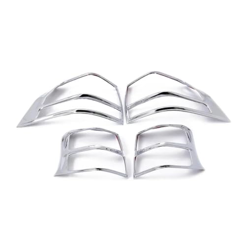 Moldura cromada de faros traseros para Toyota Prado J150 acabado premium