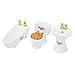 Dollhouse Miniature Bathroom Set, 1: 24 Dollhouse Miniature Porcelain Bathroom Set, Mini Dollhouse Furniture for Decoration(#3)