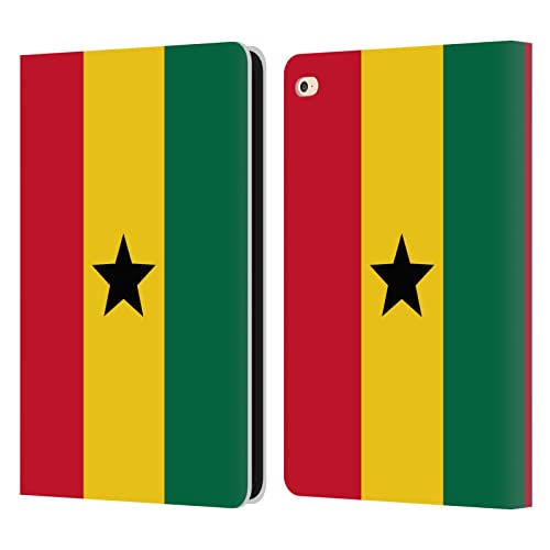 Head Case Designs Ghana Ghanaians Banderas del Mundo Carcasa de Cuero Tipo Libro Compatible con Apple iPad Air 2 (2014)