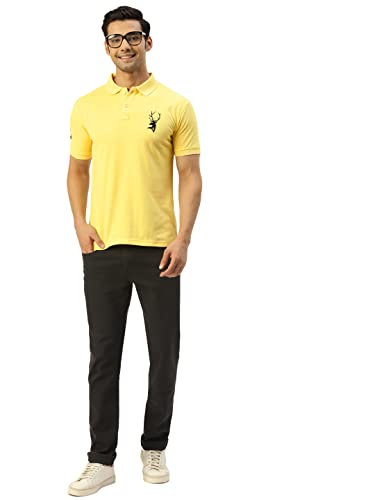 Image of CHKOKKO Men's Cotton Regular Fit Half Sleeves Polo T-Shirt