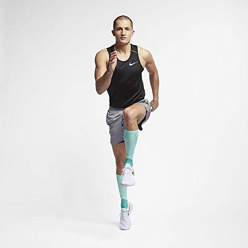 Nike Men's Dri Fit Miler Running Tank Black/Reflective Silver X-Large3