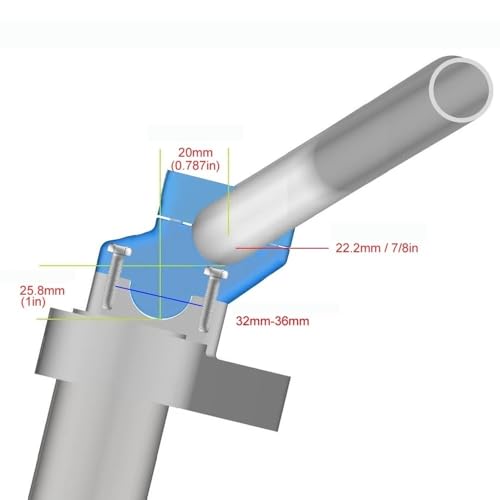 Montage risers offset en alliage résistant pour moto CBF 600 500 - 7