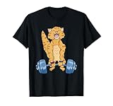 Photo Gallery cat deadlift powerlifting gym cat con manubri maglietta Photo Gallery cat deadlift powerlifting gym cat con manubri maglietta