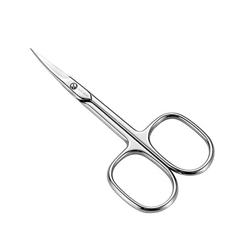 JARVISTAR Forbici professionali per cuticole con lama affilata, in acciaio inox, per manicure e pedicure, con custodia, 9,3 cm