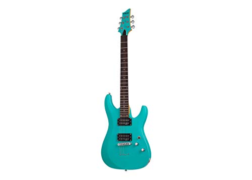 Schecter C-6 Deluxe – Guitare électrique – Satin Aqua - Les Beatles, Paul McCartney, John Lennon, RIngo Starr, George Harrison Schecter C-6 Deluxe - Guitare électrique - Satin Aqua – Image 4