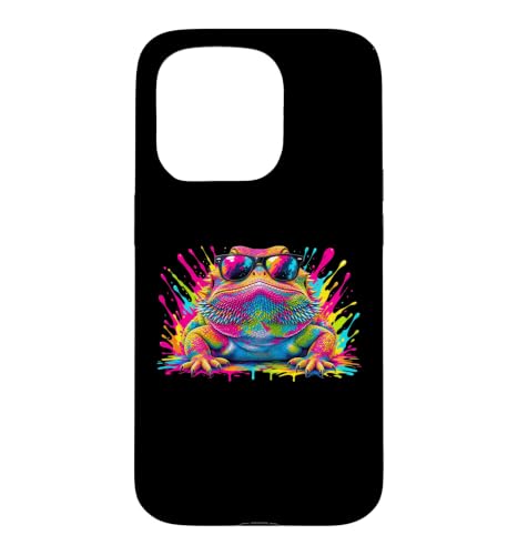 Bearded Dragon Art for Men Women Kids Bearded Dragon Graphic �X�}�z�P�[�X iPhone 15 Pro �p