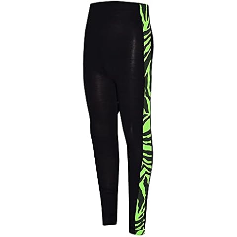 A2Z 4 Kids Girls Neon Green Dance Tights Cover