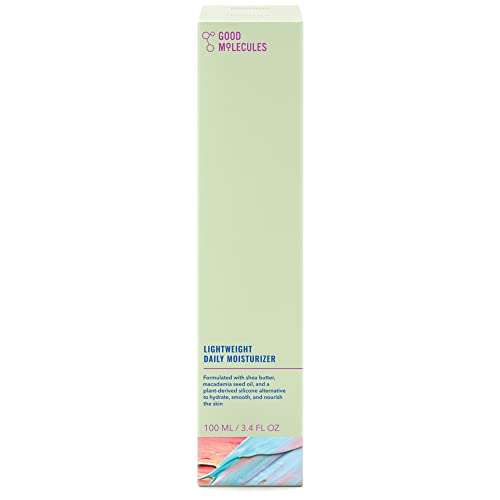 Good Molecules Lightweight Daily Moisturizer 100Ml/3.4Oz - Facial Moisturizer With Antioxidants, Fatty-Acids For Smooth, Hydrated Skin - Anti-Aging Skincare For Face With Macadamia Oil And Shea Butter #TOP1