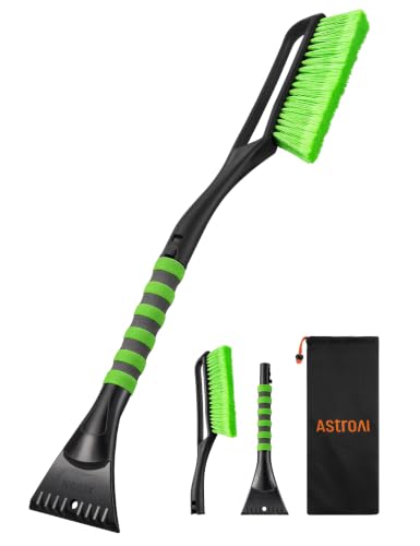 Image of AstroAI 27 inch 2-in-1 Detachable Snow Brush & Ice Scrapers for Car Windshield