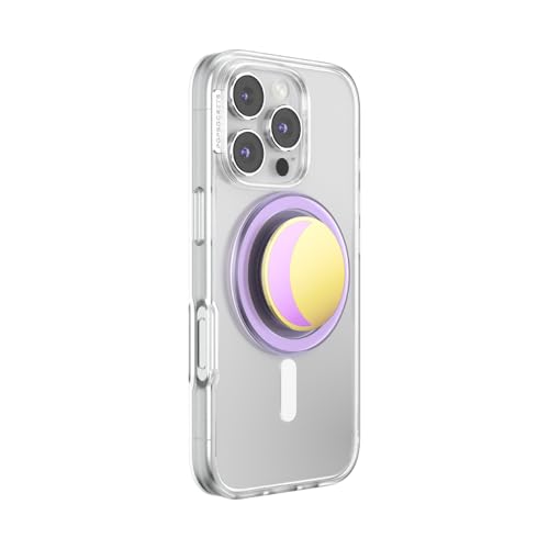 Image of PopSockets Phone Grip for MagSafe, Magnetic Holder, Phone Stand, Enamel - Waxing Moon