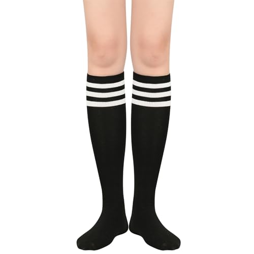 Komorebi Knee High Stripe Socks for Women - St. Patrick's Day & Mardi Gras Themed