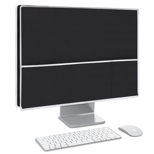 Universal Computer Monitor Dust Cover for iMac 27 inch, Dustproof LCD Desktop Panel Case Computer Screen Protective Sleeve Case for 26-29" Computer Monitor(27.5L x17.3Wx3.14H)