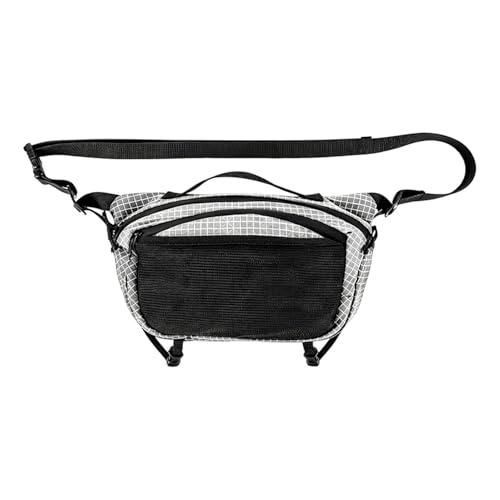 Sac de poitrine homme gris compact pour ranger ses affaires de sport