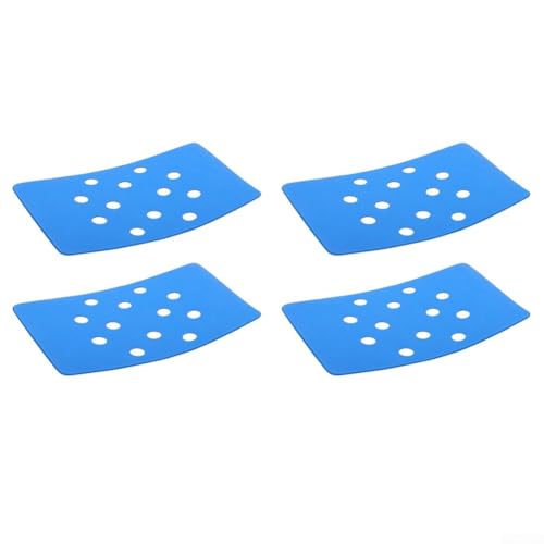 Honseadek - Honseadek Non Slip Bath Mat, For EVA Anti-Slip Shower Chair Seat for Seniors and Pregnant Women, Lightweight & Warm-Retaining Bathroom Aid, 35x24cm, Blue(350 * 240 * 3-4MM)