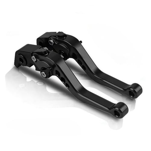 Kupplungshebel Motorrad Einstellbare Bremse Kupplung Hebel Brems Griff Für Triumph Für Bonneville Für SE T100 2006-2015 Motorrad Bremshebel(All Black)