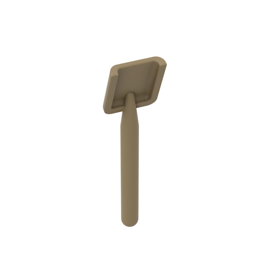 XYEIUGO Compatible with LEGO Bricks 3837 Props Shovel, Dark Tan, 50 PCS