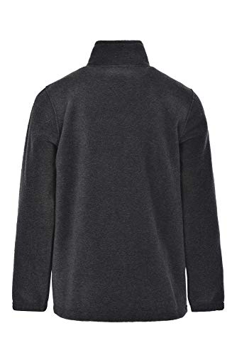 Swiss Alps Kids Boy's Full Zip Polar Fleece Jacket, Ultra Soft, Warm, Comfortable Fabric With Zippered Hand Pockets - Charcoal Heather, Size 18 #TOP2