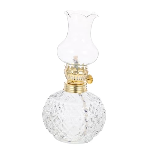 ERINGOGO Lámpara de Queroseno Retro Resistente Altas Temperaturas para Interior y Exterior Diseño Vintage Elegante Portátil para Camping y Decoración del Hogar