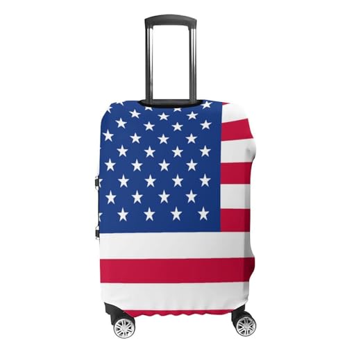Carry On Luggage Cover Red Blue White American Flag (36) Anti Scratch Travel Luggage Covers for Suitcase Anti-Scratch Travel Suitcase Cover4