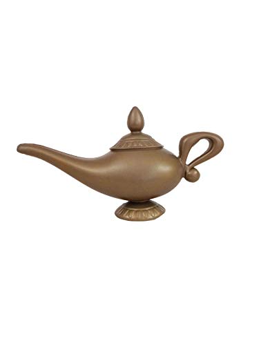 BookMyCostume Genie Magic Lamp Aladdin Chirag Kids Fancy Dress Costume Accessory Free Size Golden