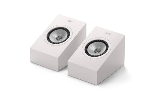 KEF Q8 Meta passiver Dolby Atmos HiFi-Wandlautsprecher, Satin White | Musik | TV & Heimkino | Gaming | Geschlossene 2-Wege-Box | 13 cm Uni-Q-Treiber mit MAT