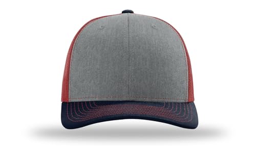Image of Richardson 112 Trucker Hat - Premium Adjustable Snapback Hat - Structured Six Panel Richardson Blank Caps