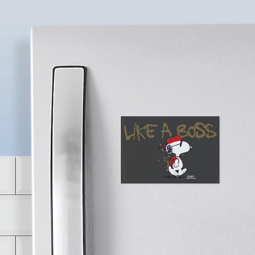 Imán decorativo rectangular CafePress Snoopy 3x2 pulg miniatura 3