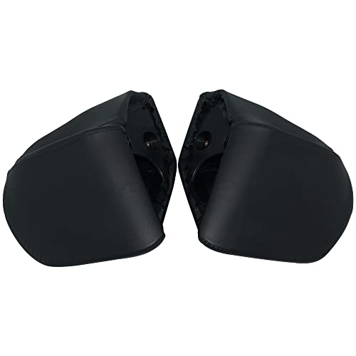 WOWTK King Tour Pack 6.5\" Rear Speakers Pod Kit fits for Harley Touring Electra Glide, Street Glide, Ultra Limited, Road Glide Ultra and Tri Glide Models 2014-2023,Chrome