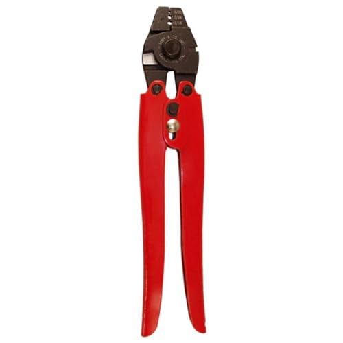 Loos 000-WCI Hand Swaging Tool, Compact Cable Swager for Eye Lap and Stop Sleeves, Includes Go No Go Gauge, For Aluminum and Copper Sleeves, Portable Design
