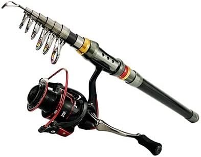 The Fishing Rodng and Durable カーボン フィッシングロッドコンボ 1.8-3.6M スピニングフィッシ