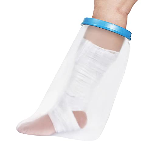 Japard Waterproof Leg Cast Cover For Shower, 23 Inches Small Medium Size For Adult, Woman Cast Cover For Foot Reusable, Sealed Watertight Cast Cover Leg, Shower Cast Bag, Bath Cast Cover (Leg) #TOP2