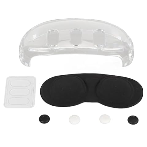 Akcesoria VR do Meta 3, Osłona Ochronna do Meta 3, Zestaw Osłon Obiektywu Ochronnego Nakładka Antypoślizgowa na Joystick, Akcesoria do Gogli VR