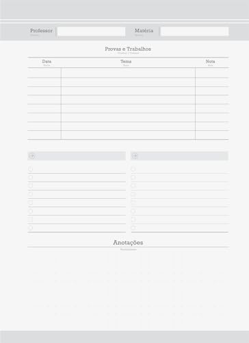 Caderno Espiral Univ CD 10 Matérias 160 Fls Flork Paciência FSC - Jandaia