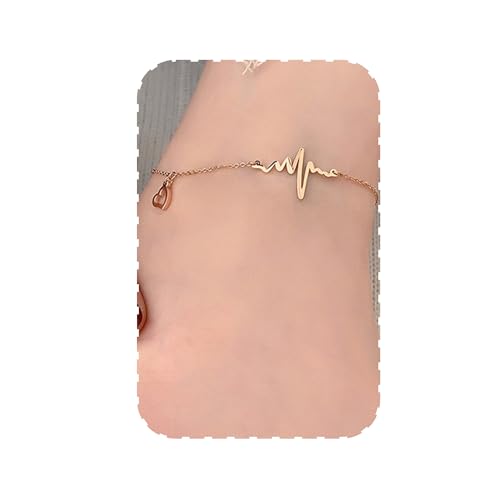 Fashion Frill Gold Plated Stainless Steel Payal Anklets For Women...