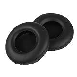 Cuscinetti auricolari in morbida schiuma, set da 1 paio Cuscinetti auricolari di alta qualità con rivestimento in pelle, adatti per K550 K551 K240S K242 (nero)