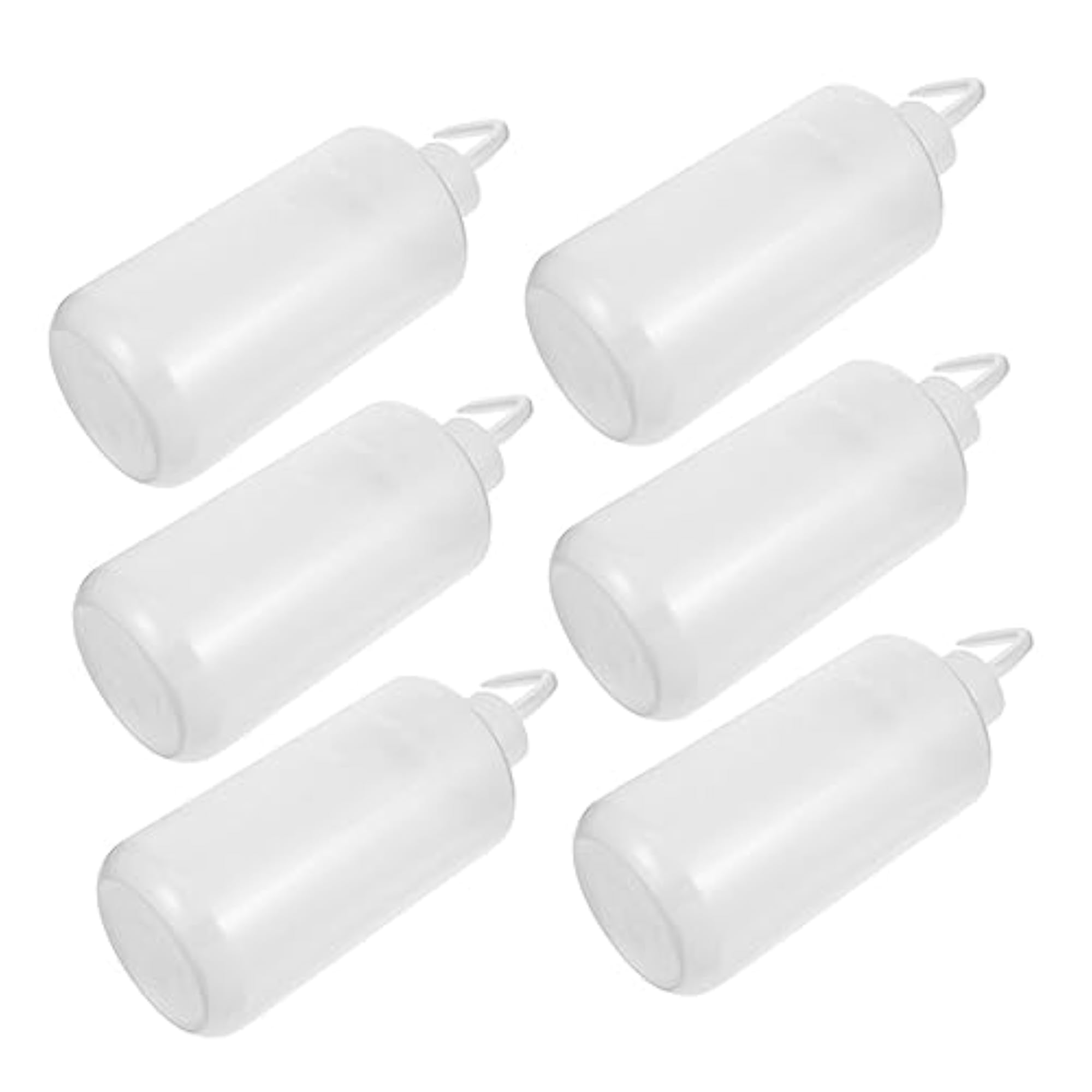 6pcs Squeeze Wash Bottles Plastic Scale Rinse Bottles