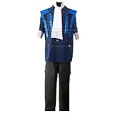 40 FF VII Cid Highwind Halloween Uniform Anime Cosplay Costume (Male, Custom Made)