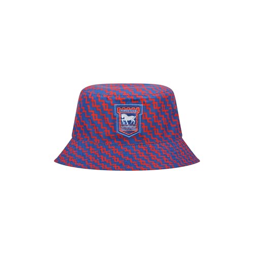 FOCO Officially Licensed Football Reversible Pixel Bucket Hat (UK Alpha One Size Ipswich Town FC) Multicolour