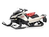 Ski Doo MXZ X-RS Snowmobile Spartan Red and Gray Metallic 1/32 Diecast Model by BRP Models 60024