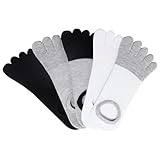 Para los amantes del deporte: los calcetines deportivos de cinco dedos son ideales para todo tipo de deportes, protegen mejor los dedos, previenen ampollas y facilitan el movimiento del pie (como al empujar o saltar). además, dispersan el peso de forma uniforme, permitiendo que todo el pie participe en cualquier actividad física. calcetines deportivos para hombre