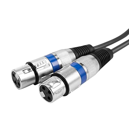 Câble double XLR vers double RCA 1,5 m pour studio maison - 6