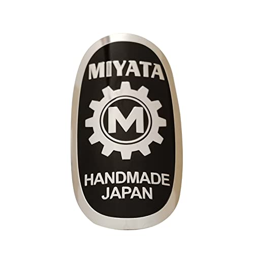 Gepinke Bike Head Badge Soft Aluminum Decals Stickers for BMX Folding Bicycle DIY Cycling Accessories (Miya-ta-m)