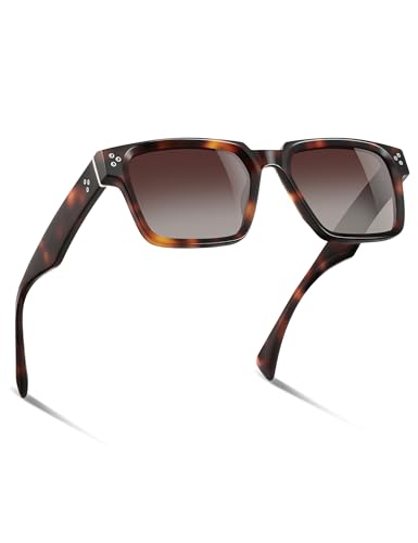 Polarized Sunglasses for Women Classic Trendy UV Protection Womens Acetate Sunglasses